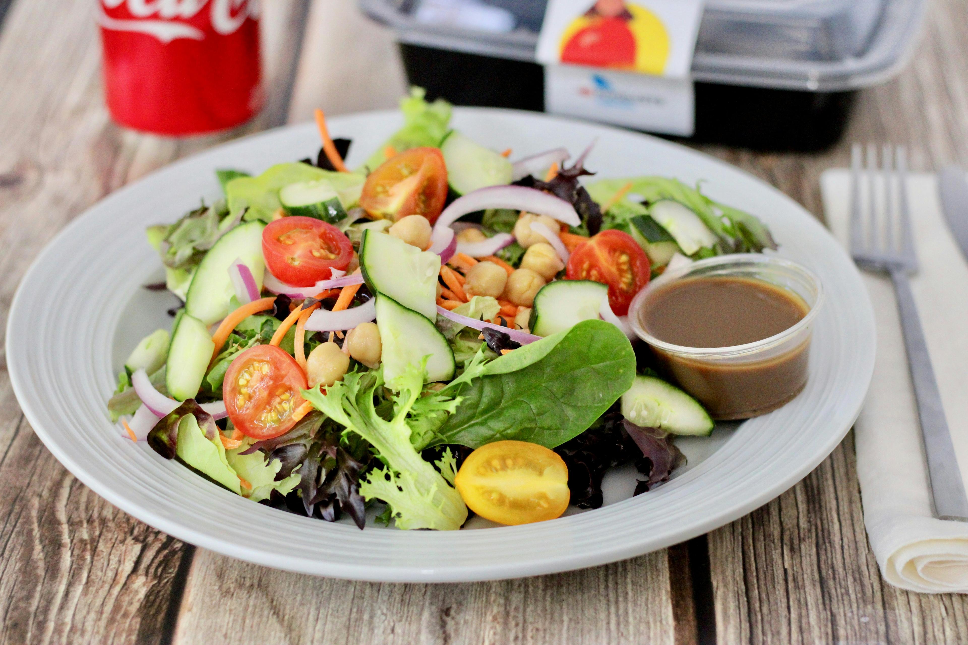 Moroccan salads in ceramic bowls