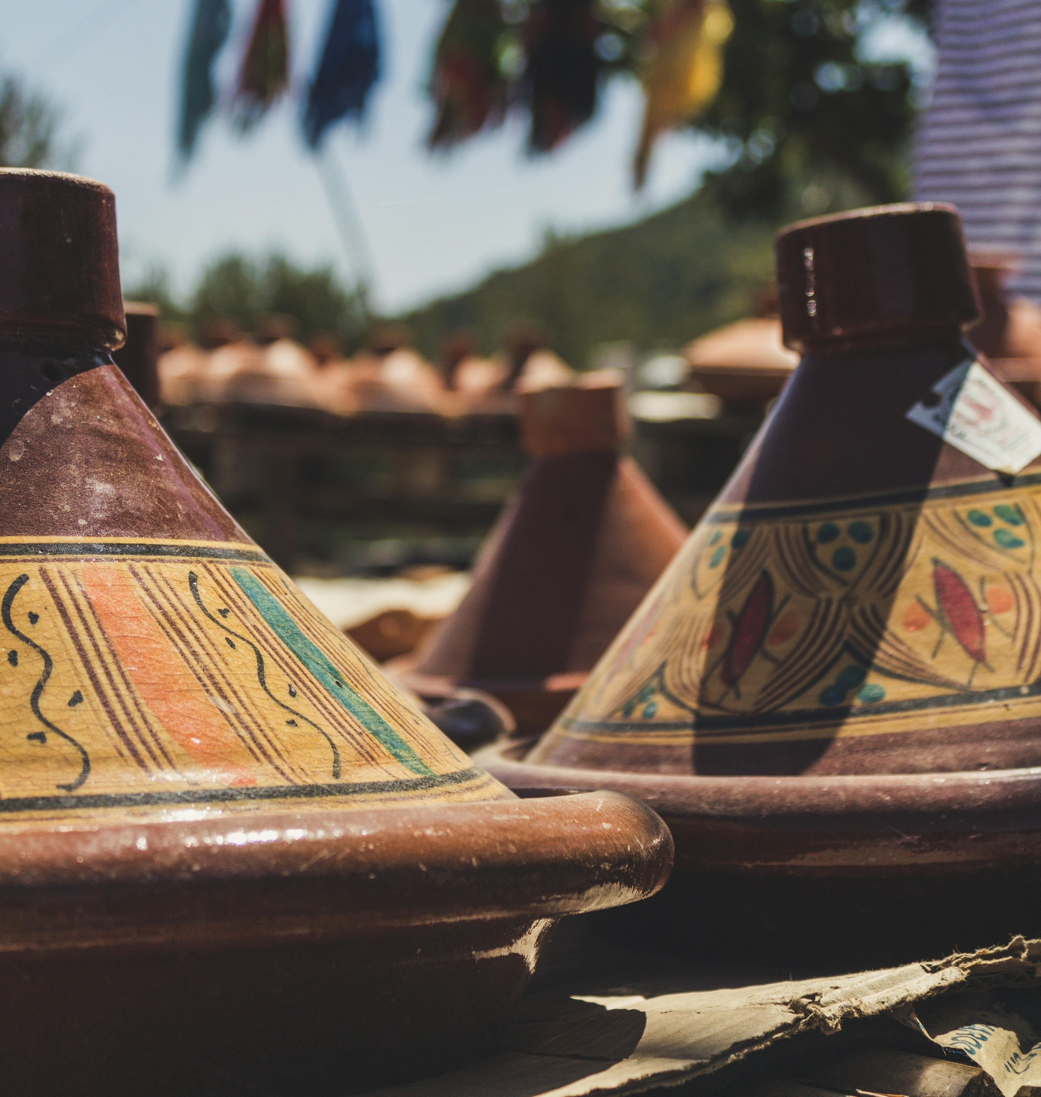 Clay tagine with seasonal vegetables